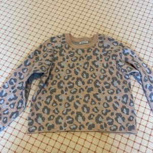 Mayoral Leopard Crop Sweater